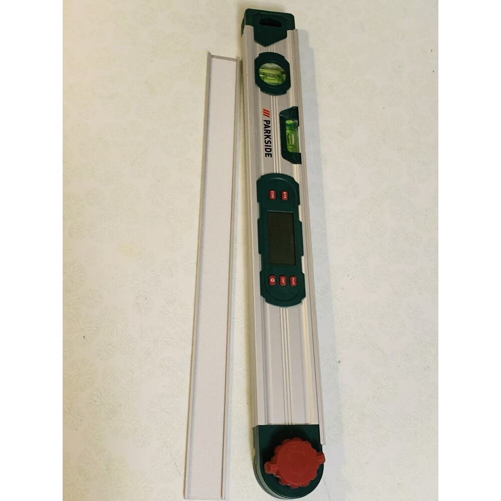 Parkside Digital Angle Finder With Level & Ruler Aluminum Model HG11598 - Picture 2 of 9